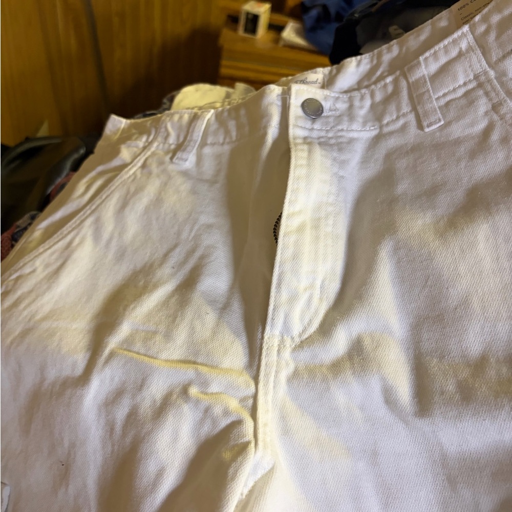 Women's White Boyfriend Jeans